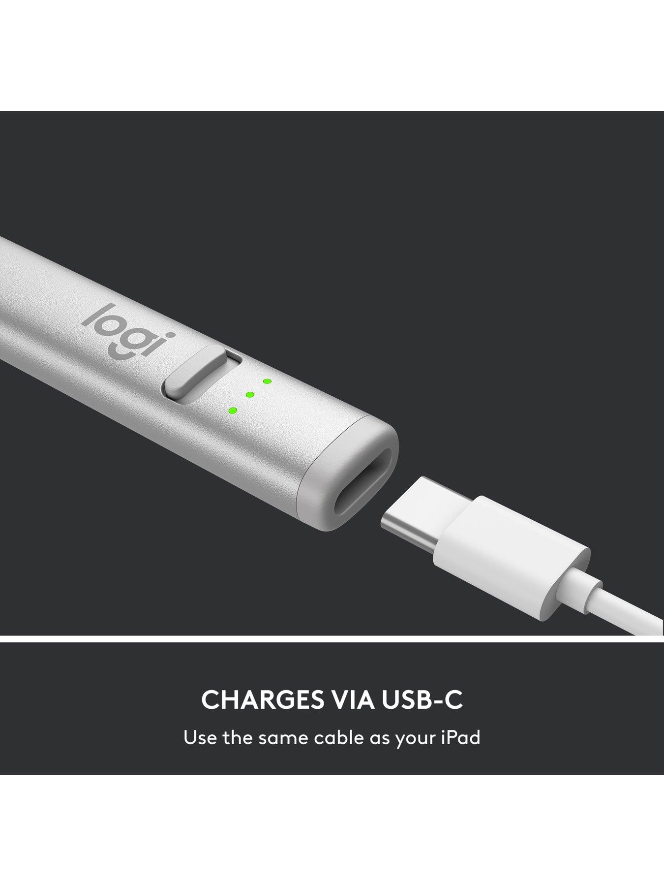 Image 7 of 8 of Logitech Crayon digital pencil for iPad USB-C