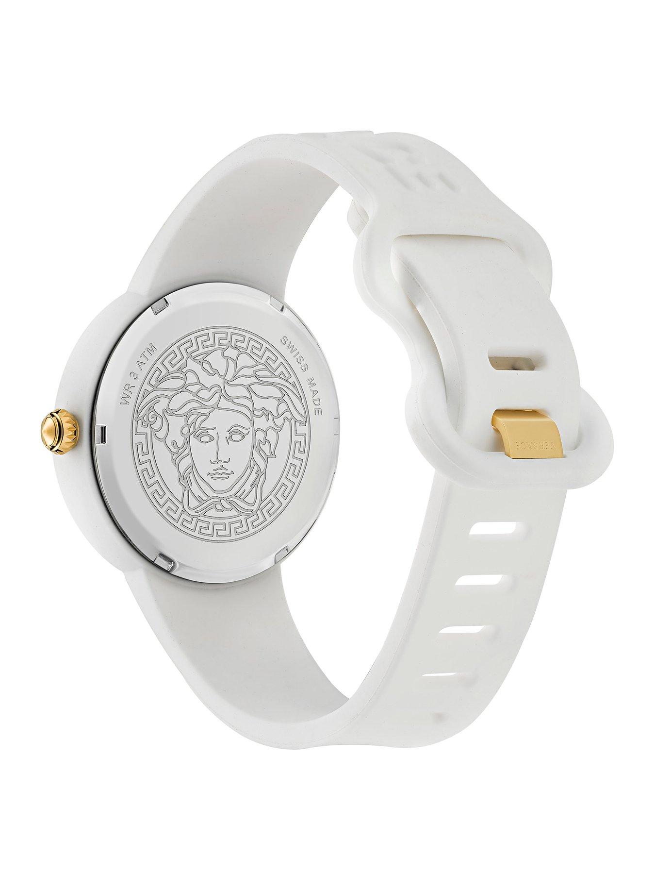 Versace on sale white watch