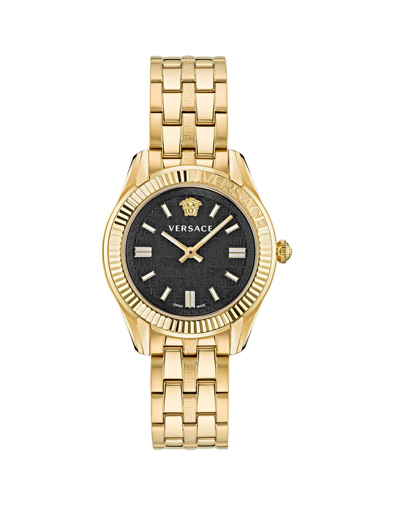 Versace Greca Watch for lady Black Dial