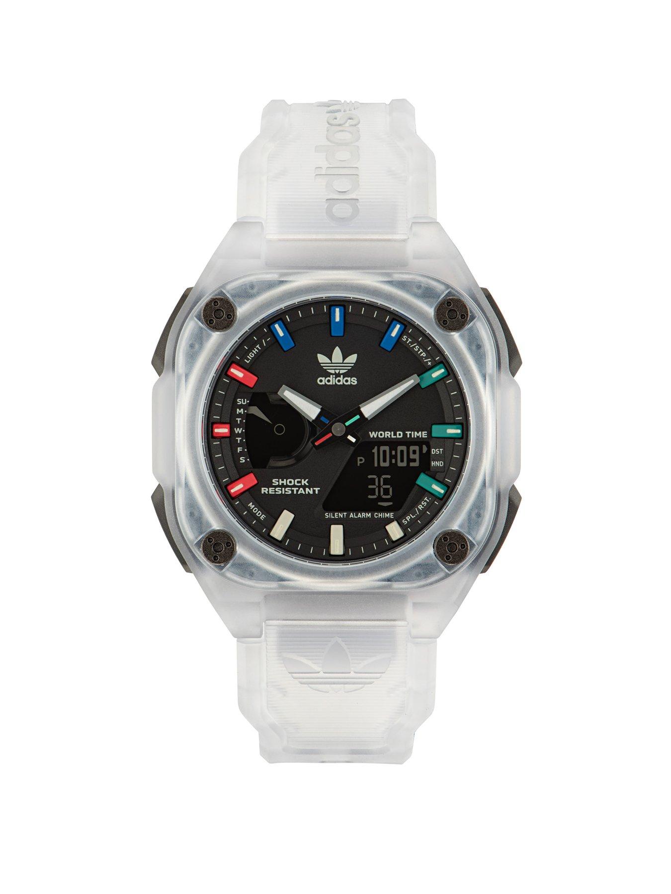 Product photograph of Adidas Unisex City Tech One Watch from very.co.uk
