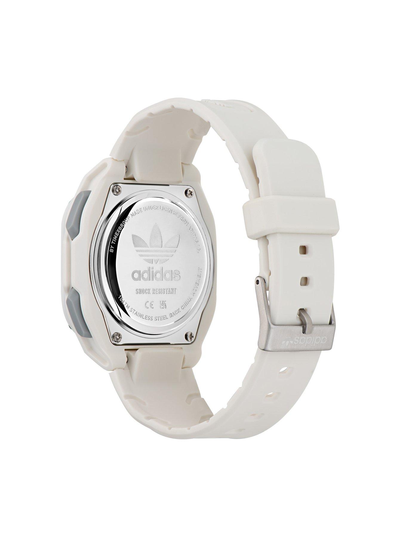 Mens white adidas deals watch