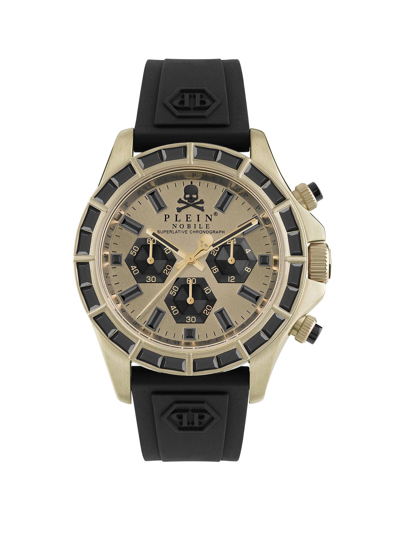 Product photograph of Philipp Plein Mens Street Couture Nobile Racing Watch from very.co.uk