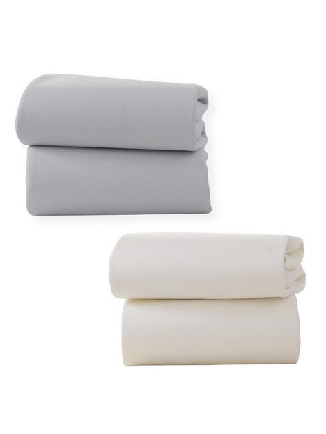 clair-de-lune-fitted-moses-sheets-4-pack-bundle--grey-and-cream