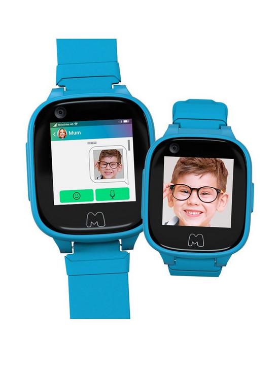 stillFront image of moochies-connect-smartwatch-4g-l-blue