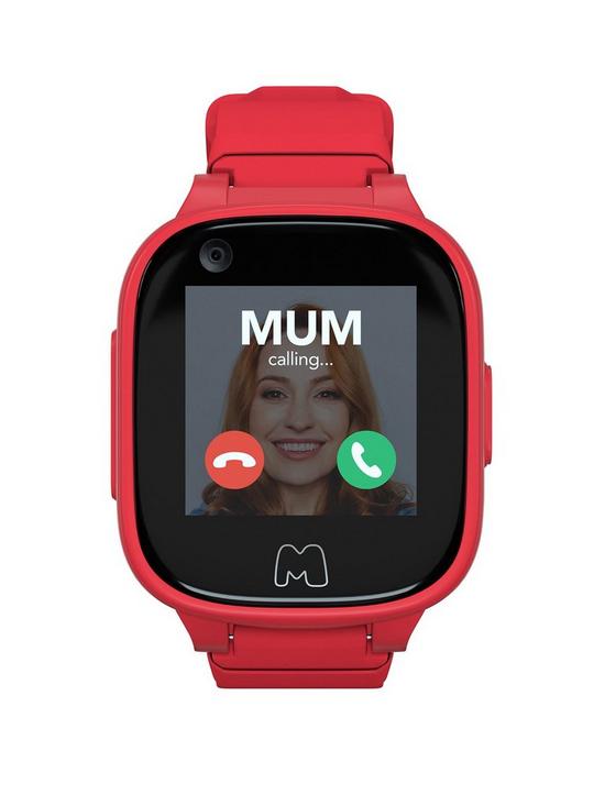 front image of moochies-connect-smartwatch-4g-red