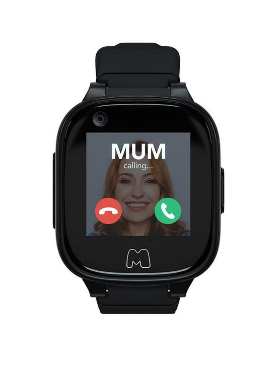 front image of moochies-connect-smartwatch-4g-black