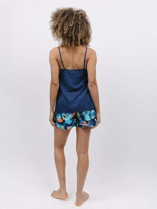 stillFront image of cyberjammies-bea-floral-print-shorts-cami-set