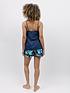  image of cyberjammies-bea-floral-print-shorts-cami-set