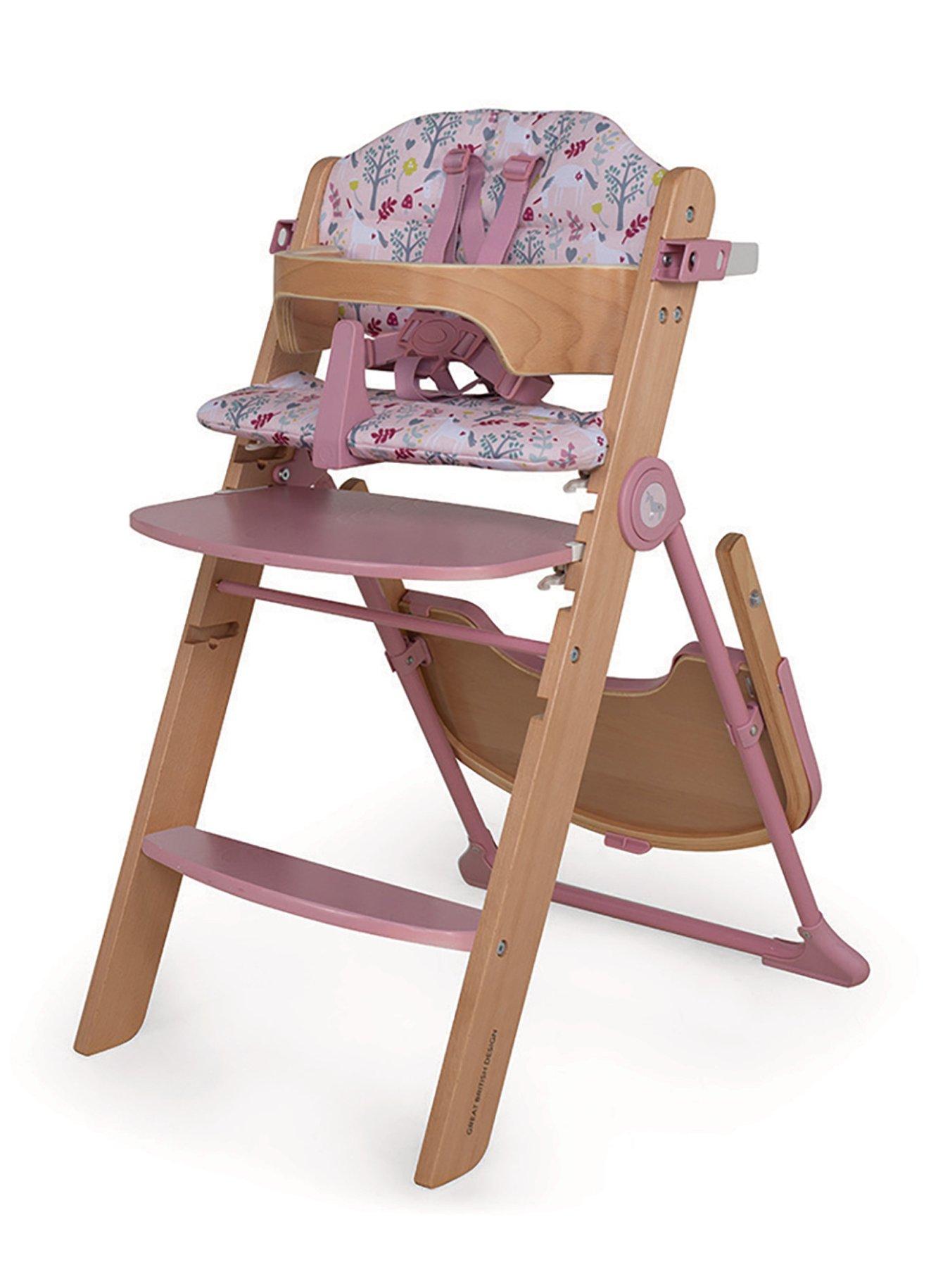 Image 3 of 7 of Cosatto Waffle Highchair- Unicorn Garden - Pink