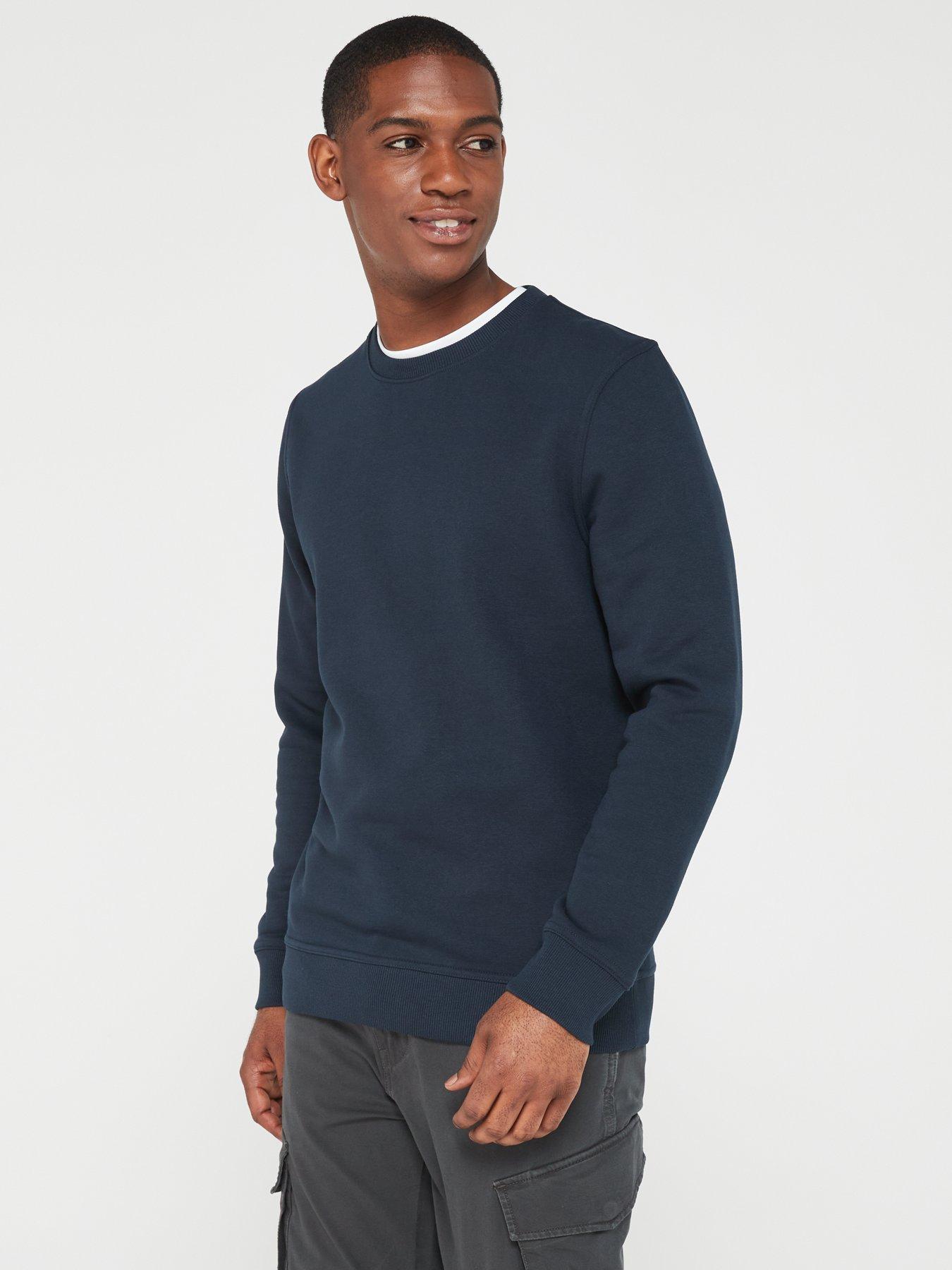 Image 5 of 5 of Very Man Crew Neck Sweater&nbsp;- Navy
