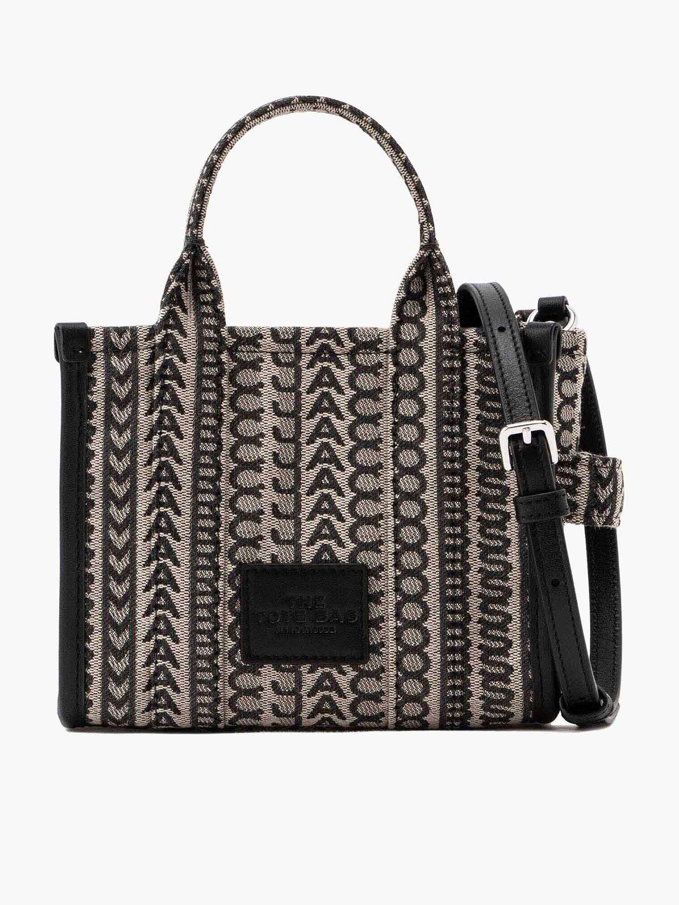 MARC JACOBS The Monogram Jacquard Mini Tote Bag - Beige Multi