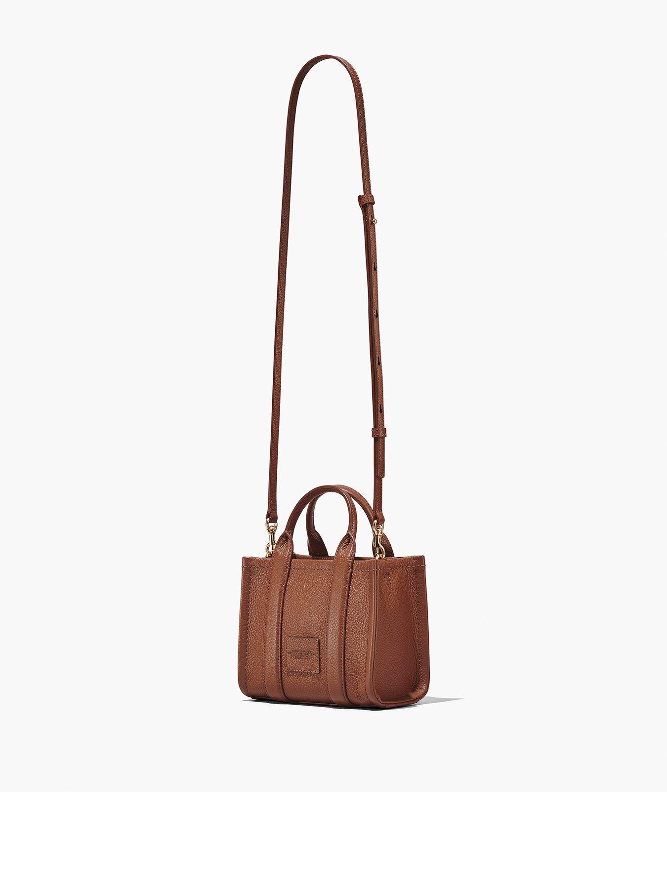 MARC JACOBS The Leather Mini Tote Bag - Argan Oil