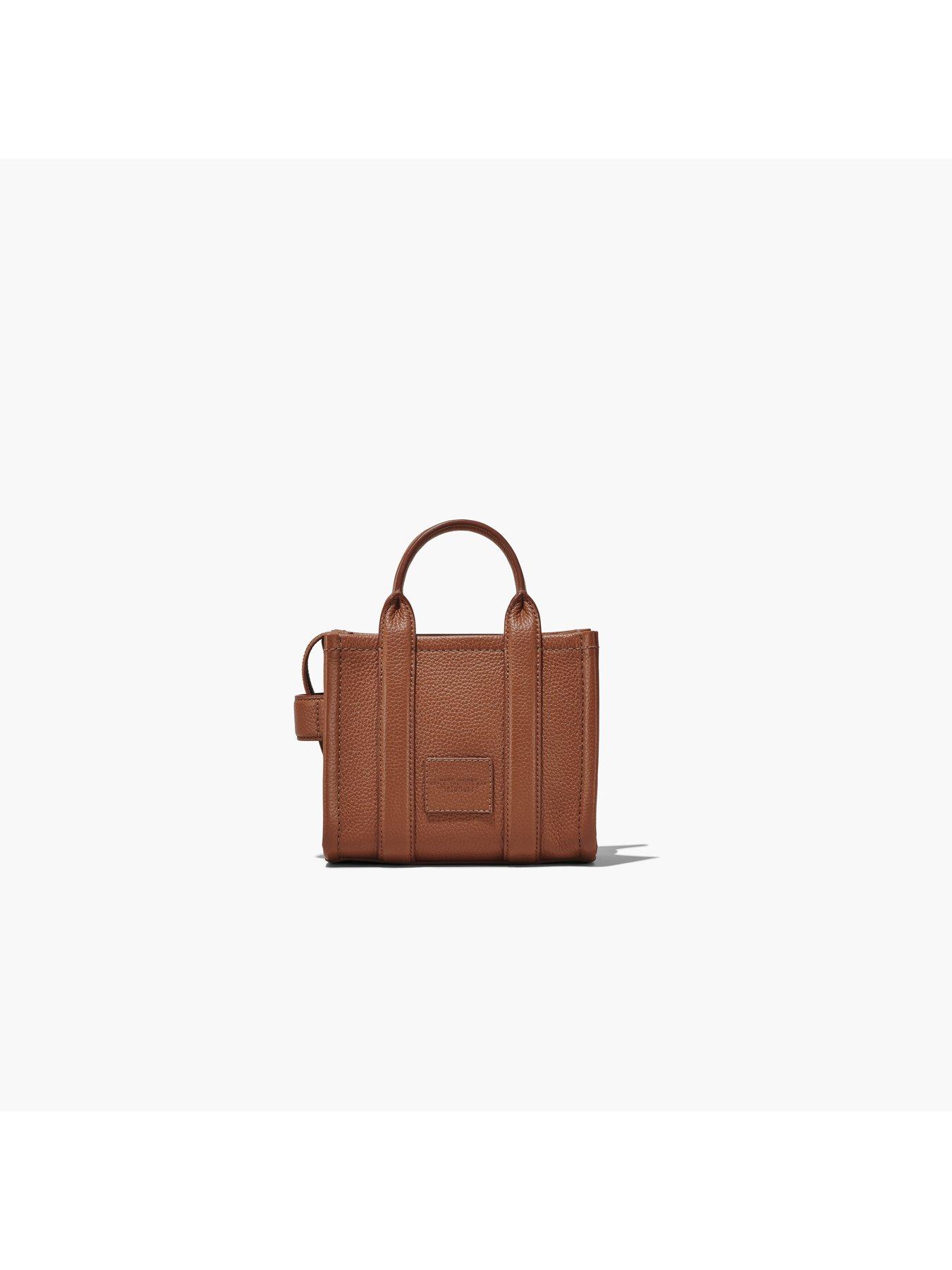 Image 4 of 5 of MARC JACOBS The Leather Mini Tote Bag - Argan Oil