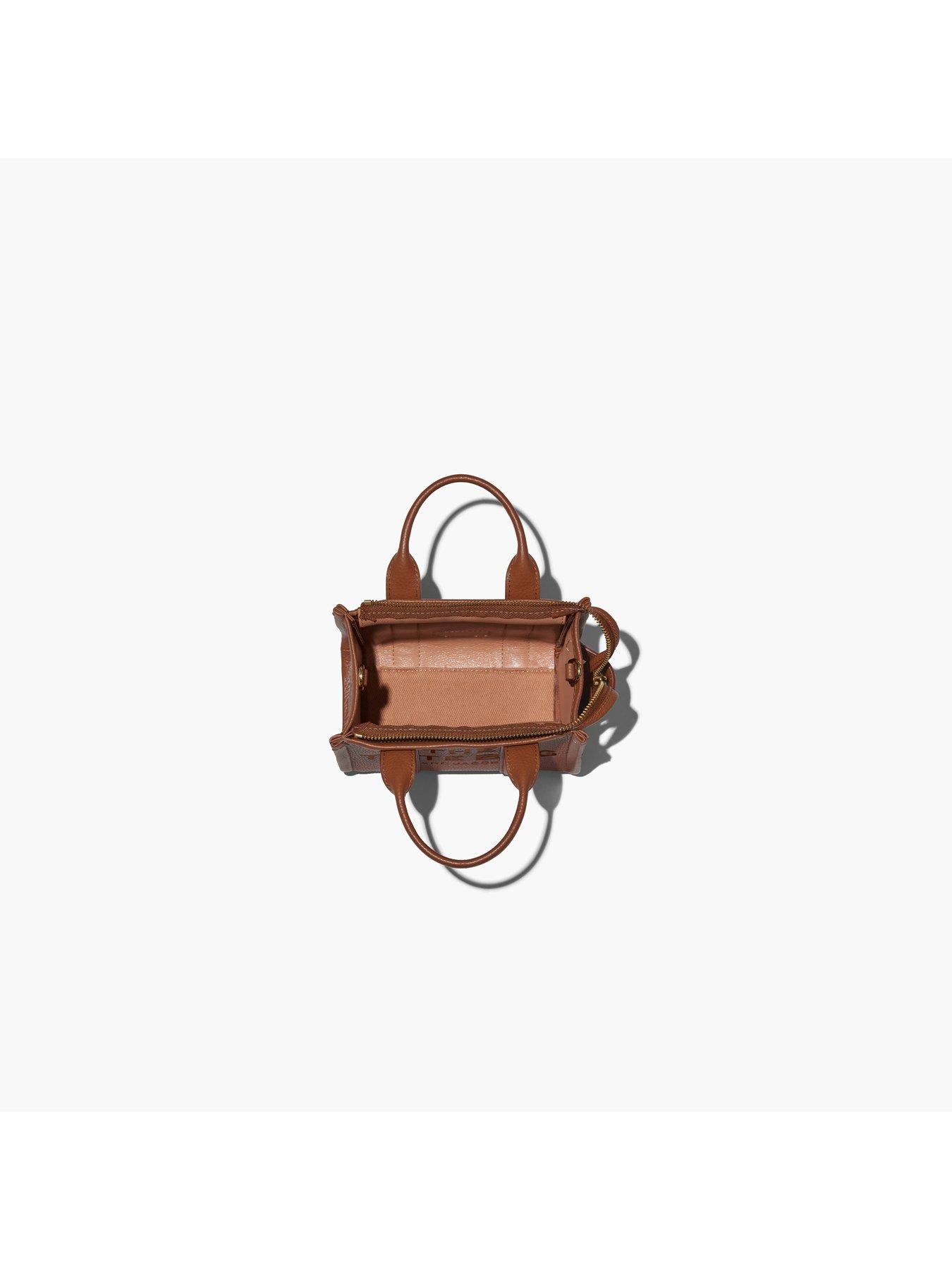 Image 5 of 5 of MARC JACOBS The Leather Mini Tote Bag - Argan Oil