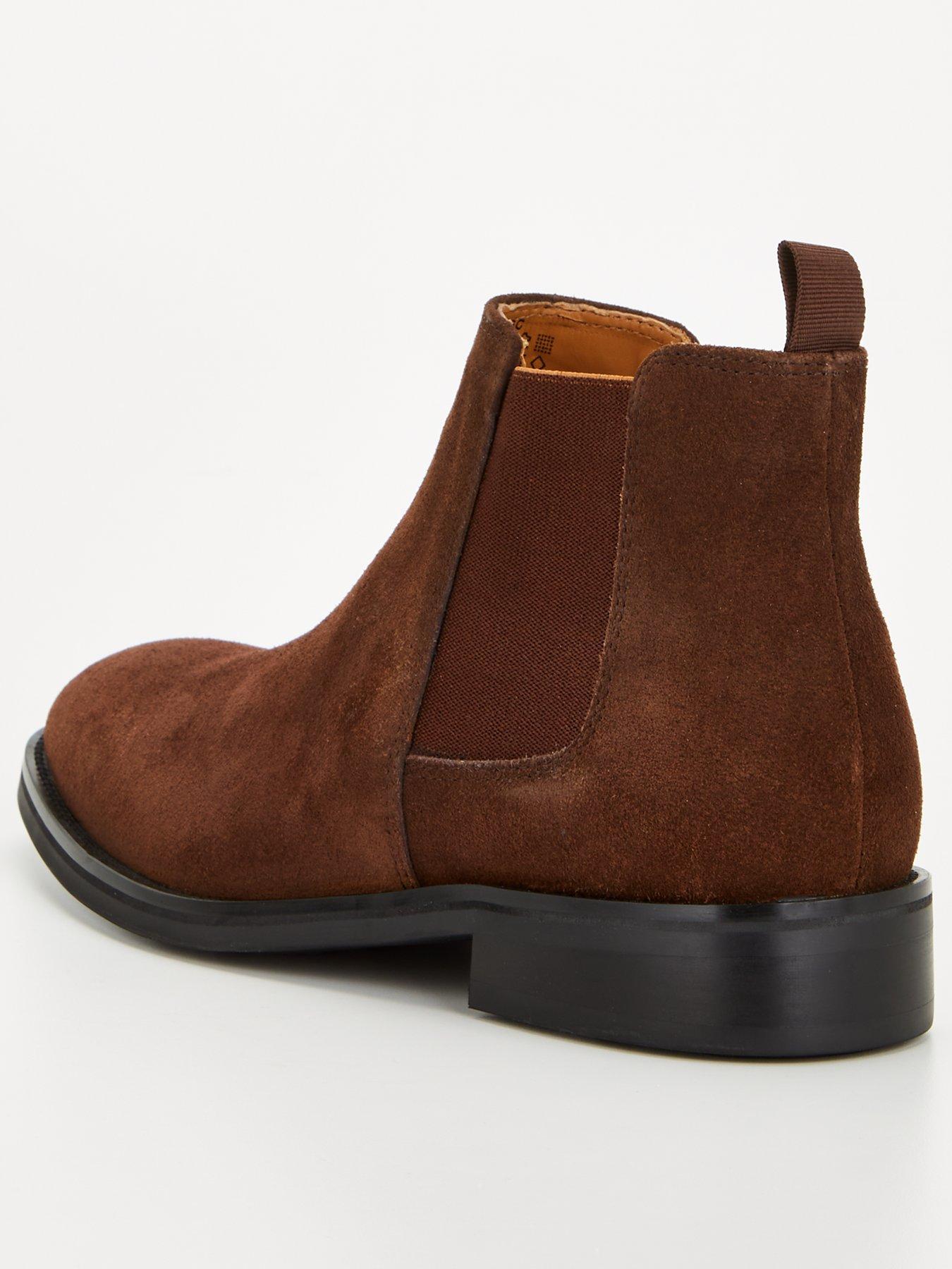 Image 3 of 6 of Very Man Suede Chelsea Boot - Brown