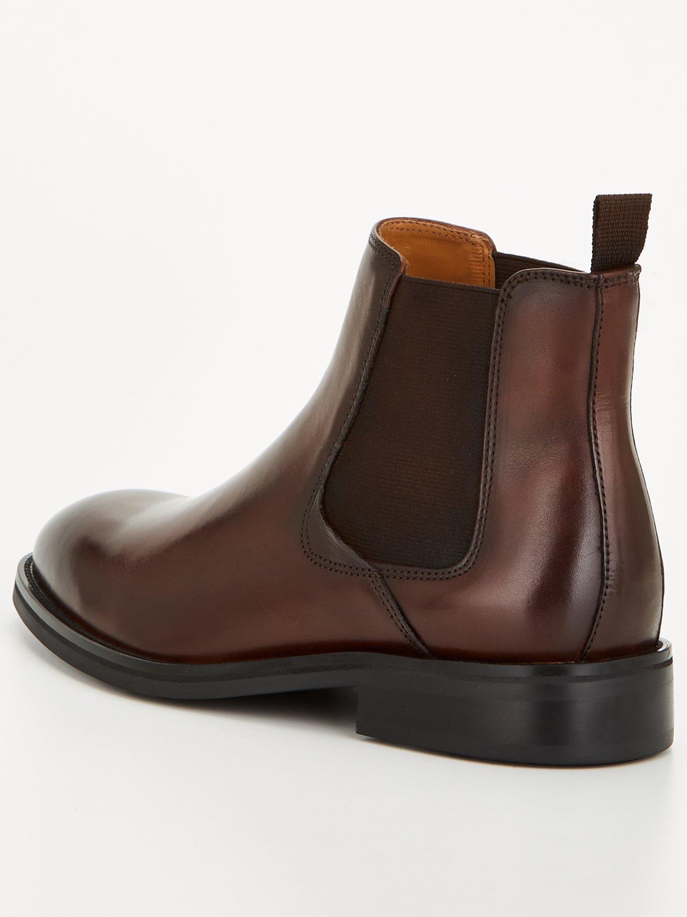 Mens chocolate outlet brown chelsea boots