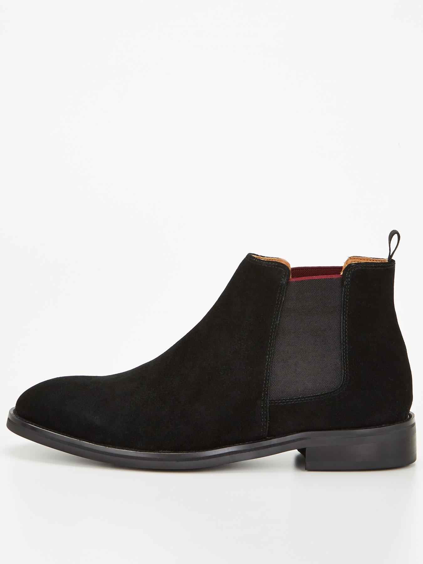 Very Man Suede Chelsea Boot Black very.co.uk