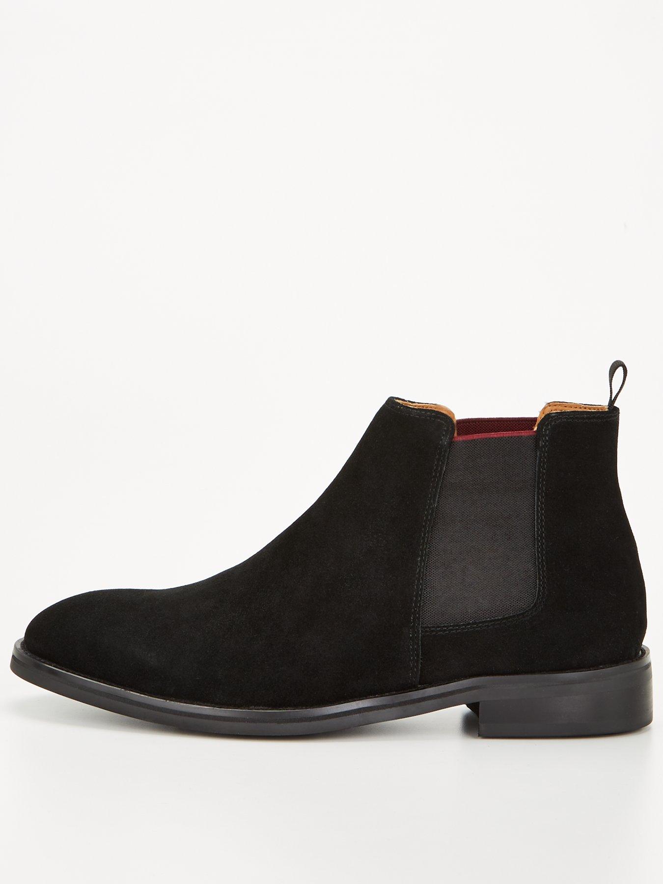 very-man-suede-chelsea-boot-black