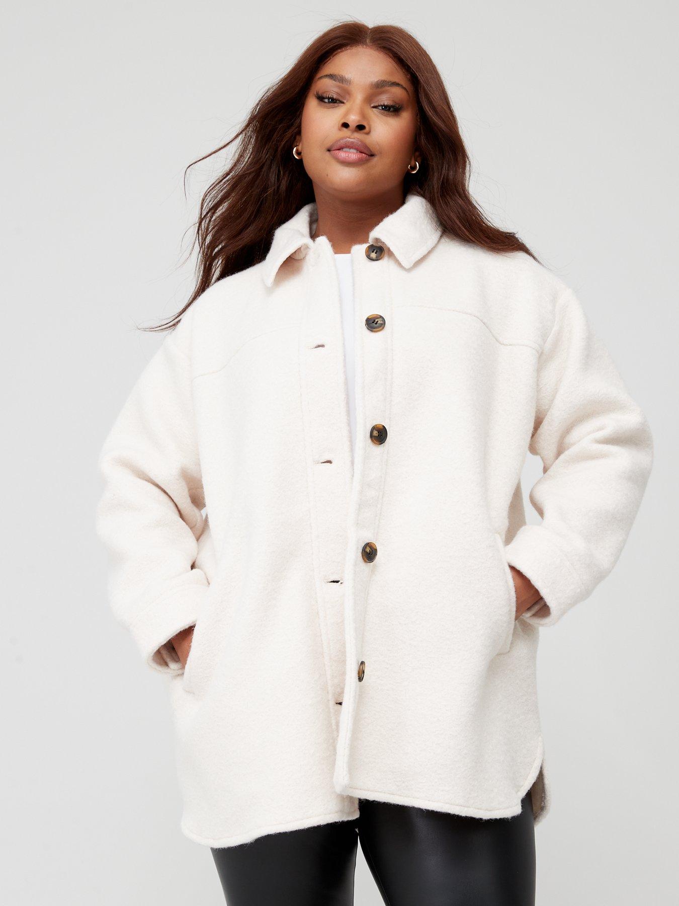 button down shacket