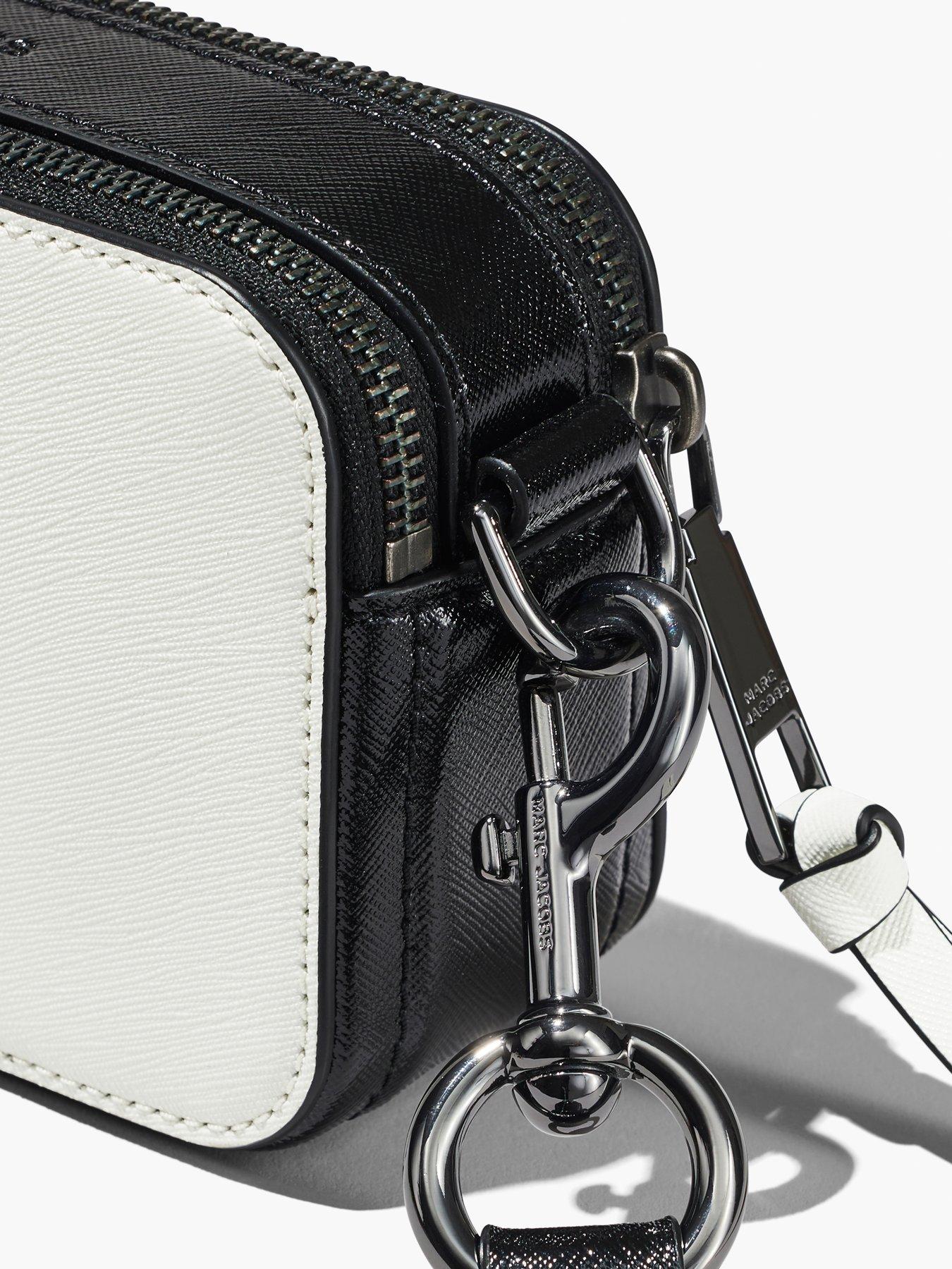 MARC JACOBS The Snapshot Bi-Colour Cross-Body Bag - White/Black