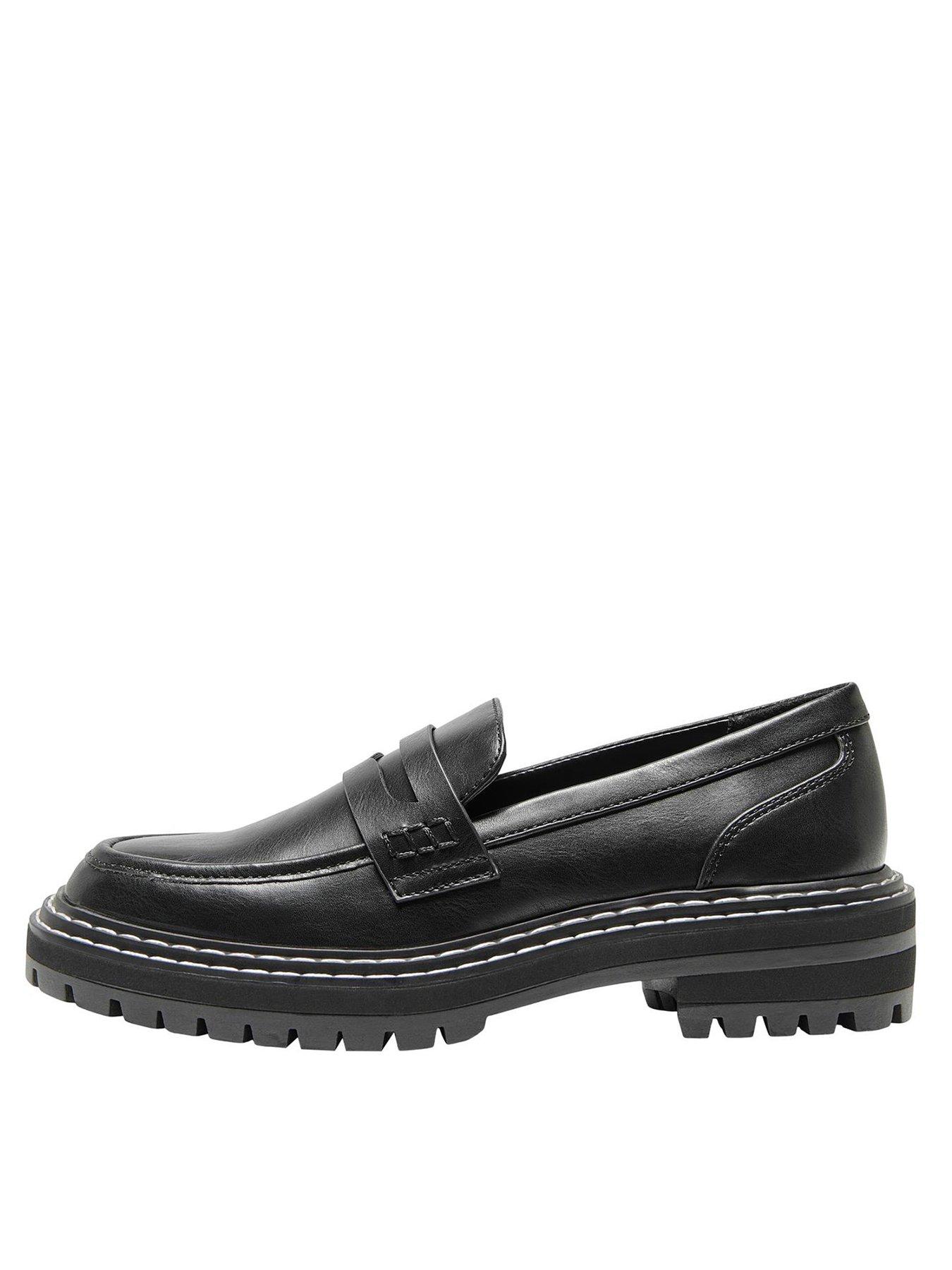 Only Beth Faux Leather Loafer - Black | very.co.uk