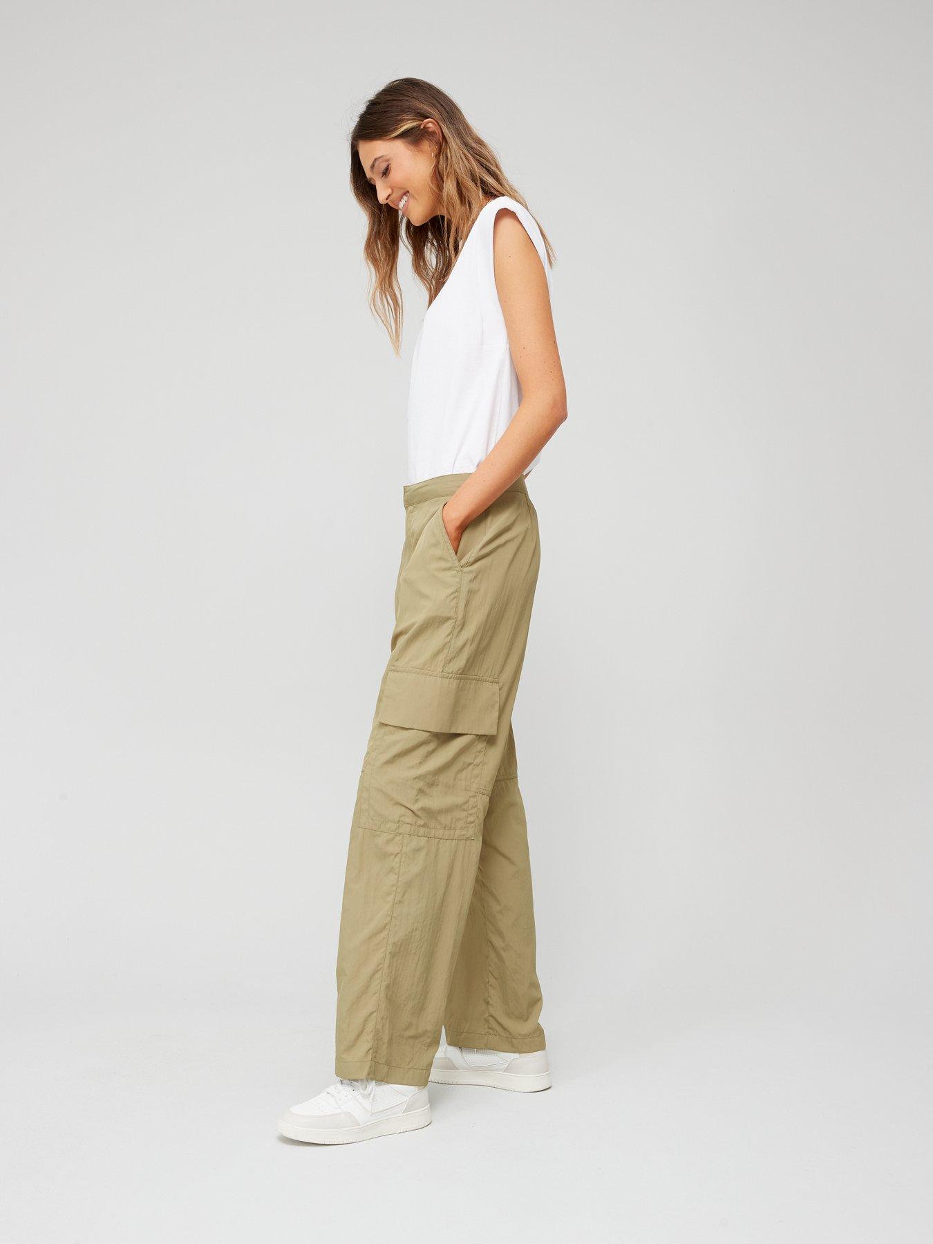 Tan cargo hot sale trousers