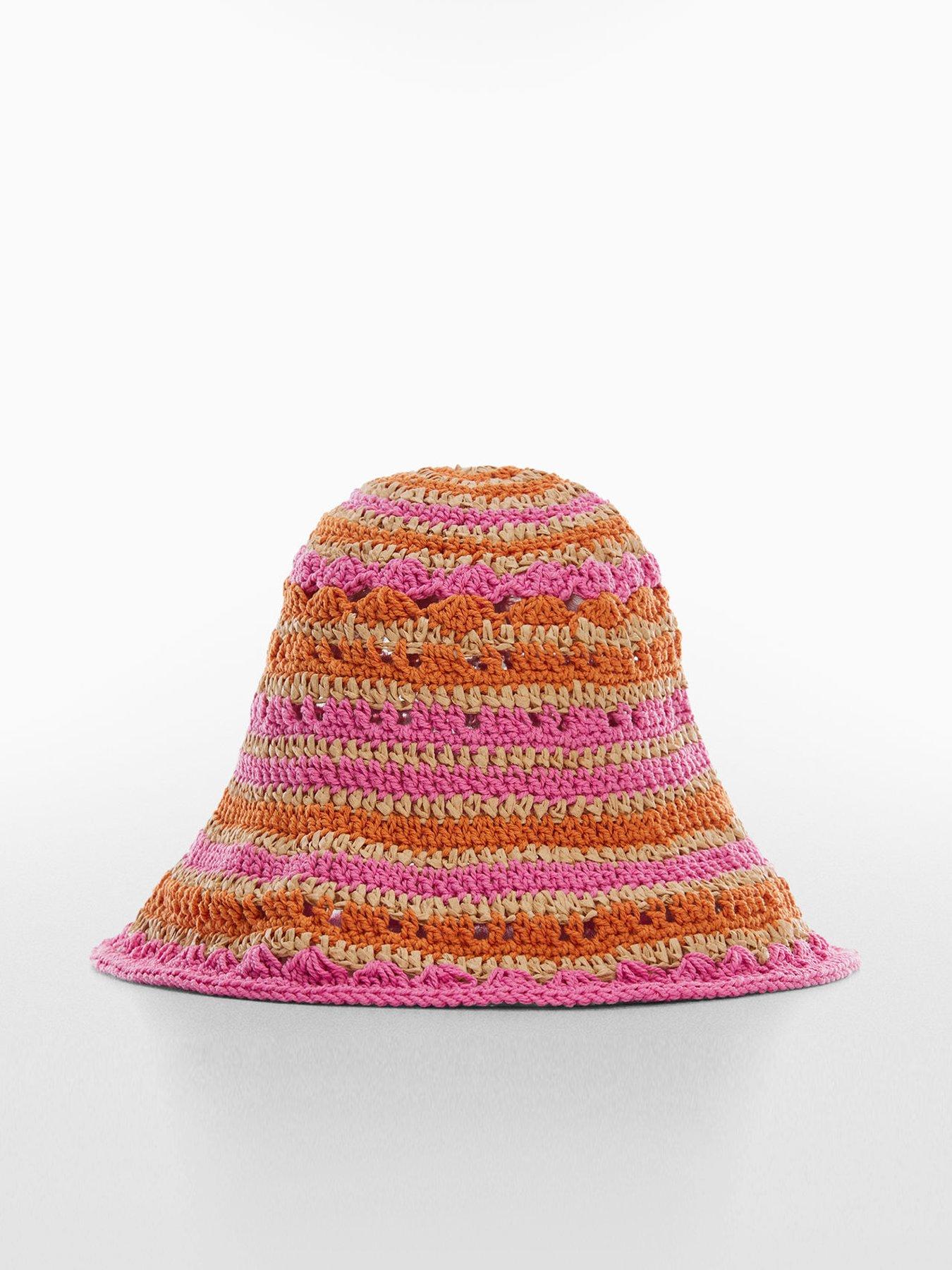 Mango Crochet Bucket Hat | very.co.uk
