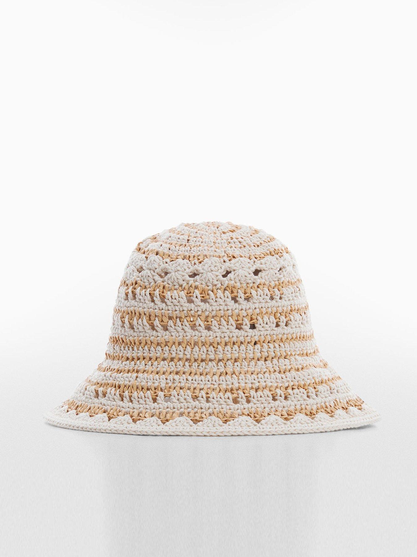 Mango Crochet Bucket Hat | very.co.uk