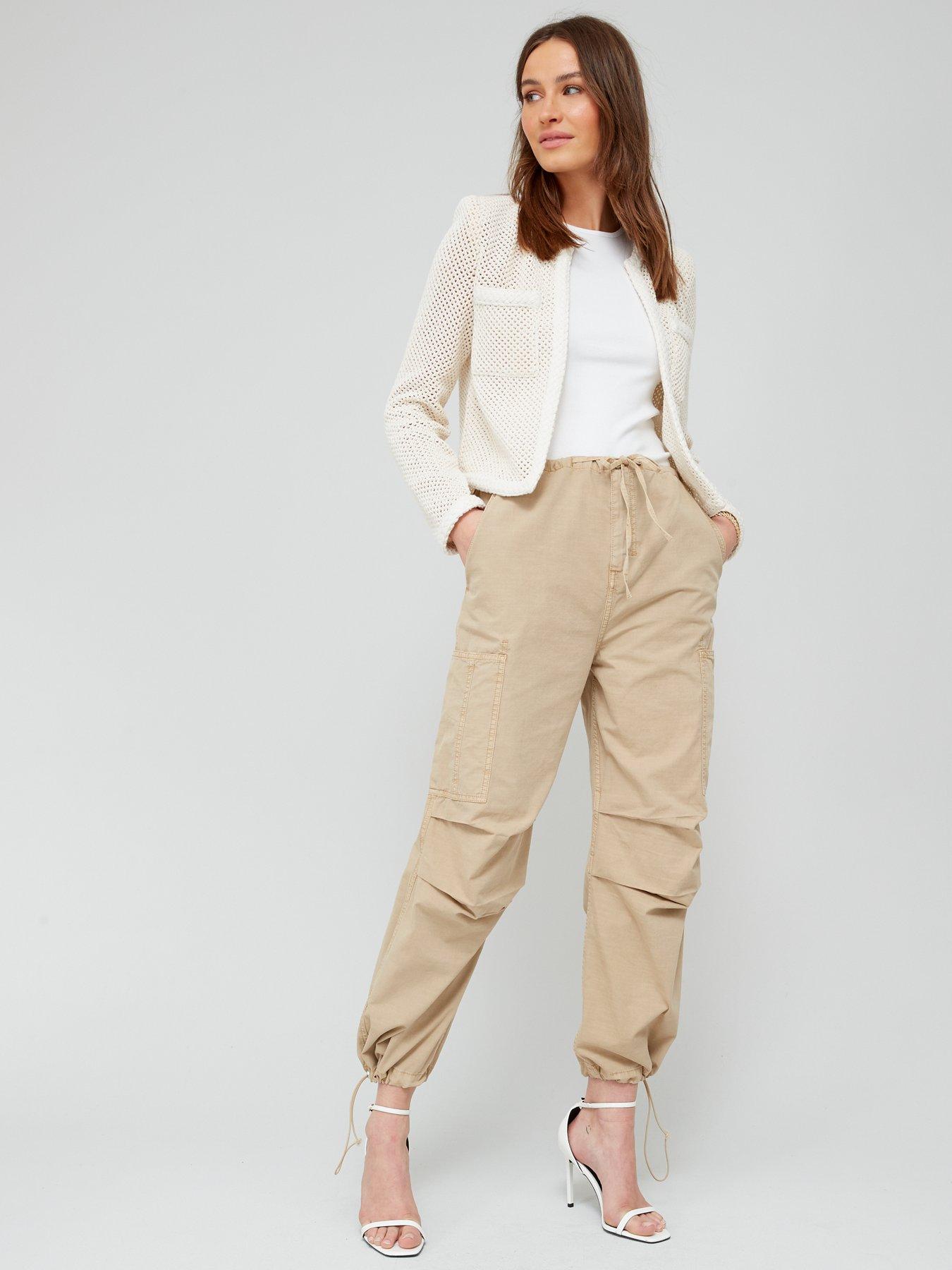 Soft Tailored Cargo Trousers