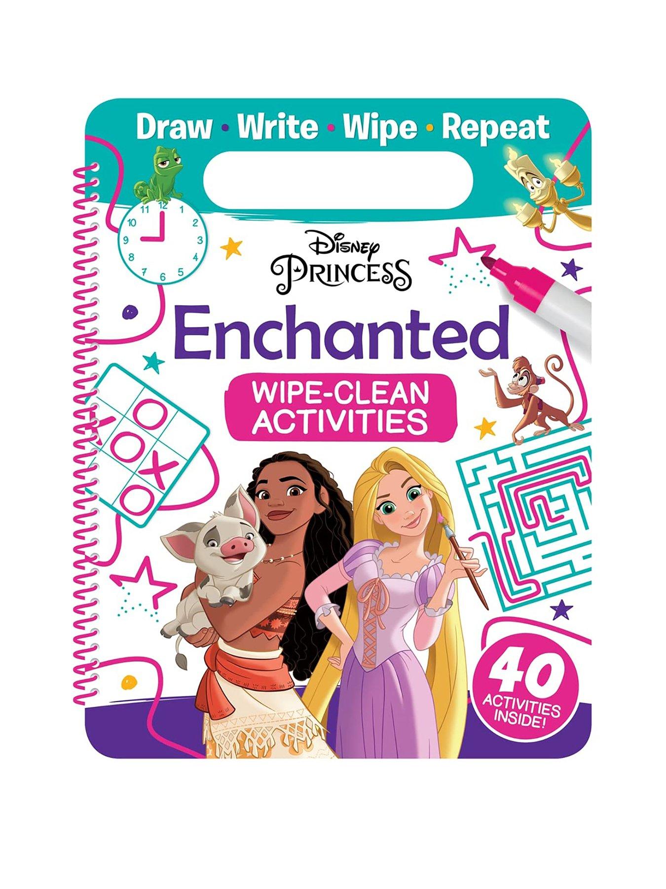 disney princess enchanted wipe-clean activities