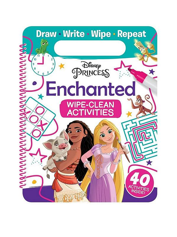 Image 1 of 3 of Disney Princess Enchanted Wipe-Clean Activities