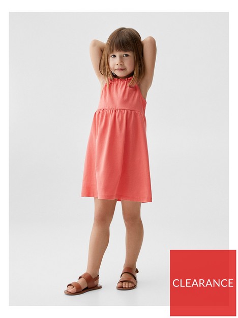 mango-younger-girls-oversized-halter-neck-dress-bright-red