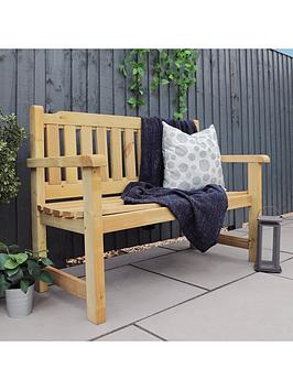 Product photograph of Mercia 4ft Garden Bench from very.co.uk