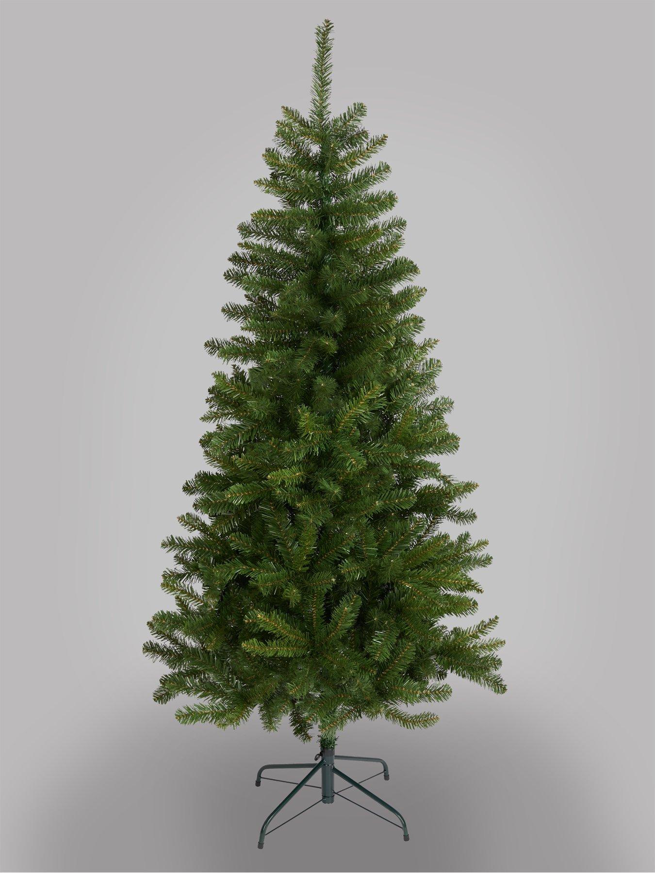 triumph tree Forest Frosted Artificial Christmas Tree (Green, 230) :  : Home & Kitchen