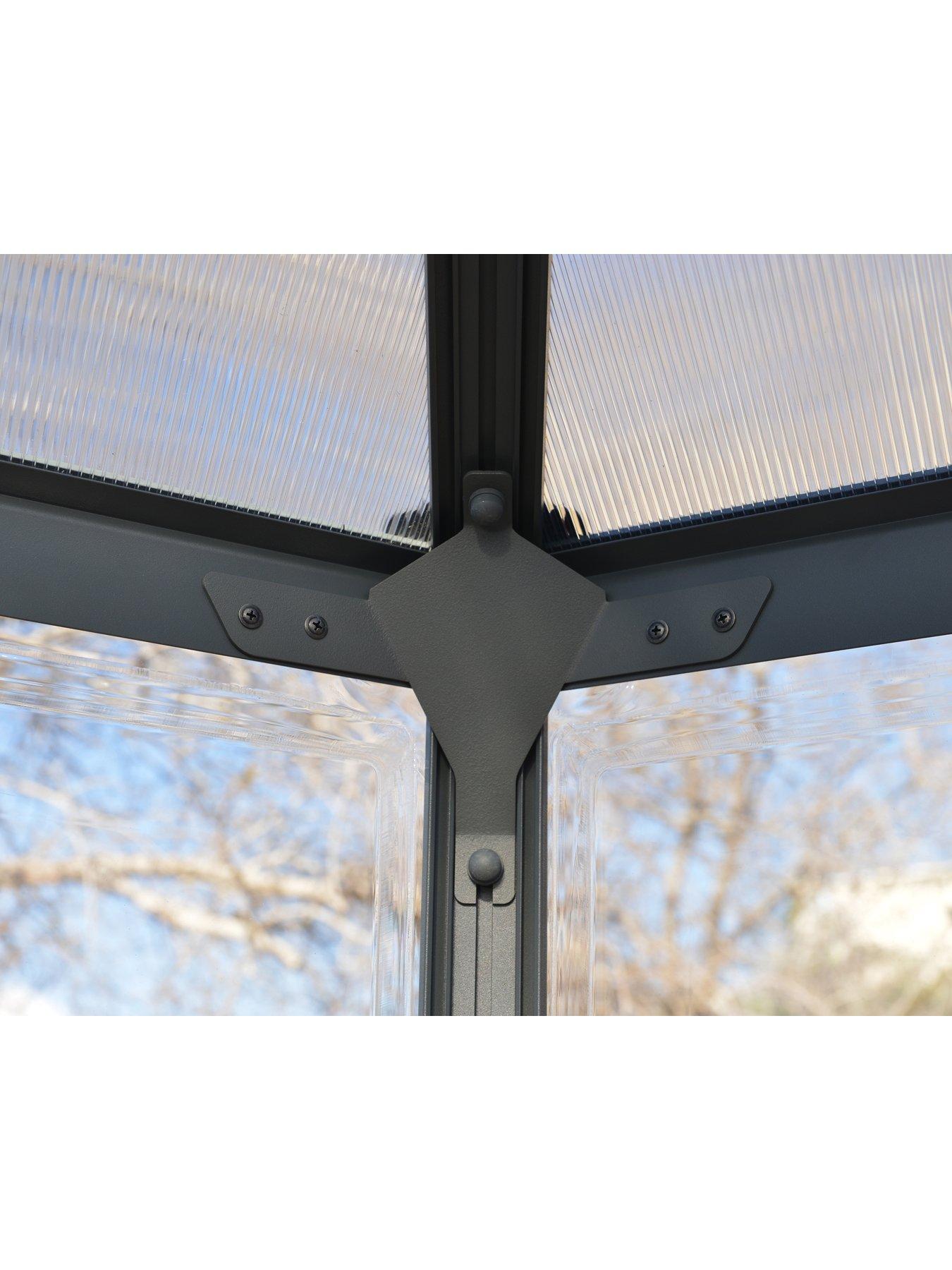 Image 2 of 5 of Canopia by Palram Oasis Hexagonal&nbsp;Greenhouse&nbsp;12ft - Grey