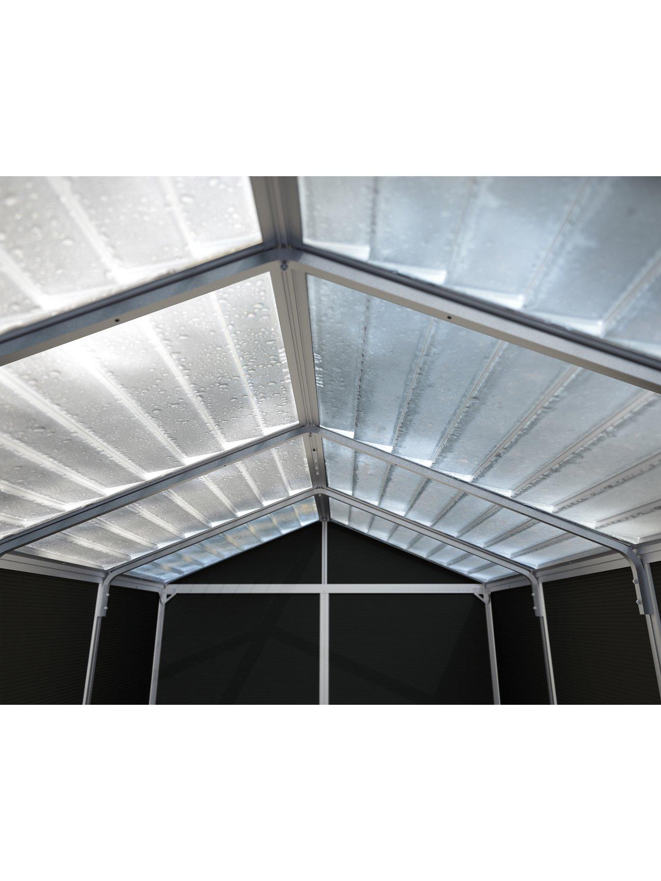 Image 2 of 5 of Canopia by Palram Rubicon Shed&nbsp;6x12ft - Dark Grey