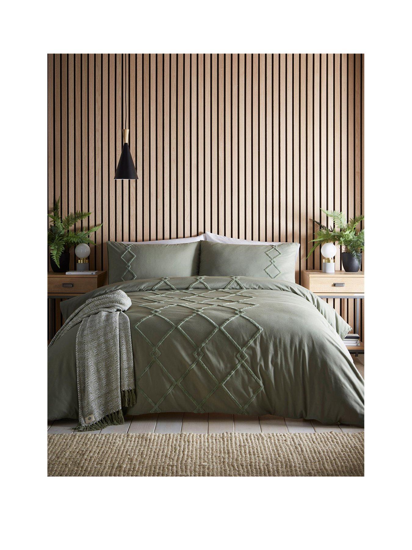 Product photograph of Appletree Loft Kojo 100 Cotton Duvet Cover Set from very.co.uk