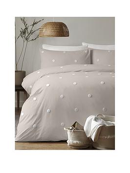 Product photograph of Appletree Dot Garden 100 Cotton Duvet Cover Set from very.co.uk