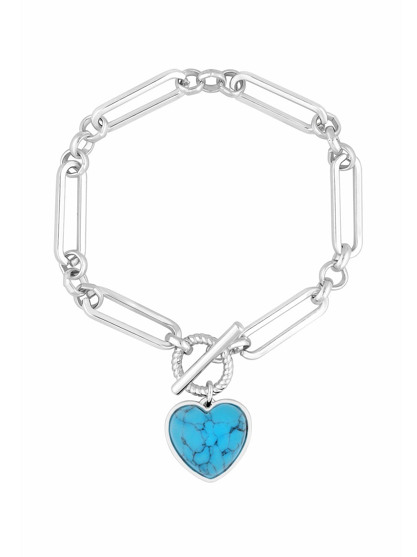 Tiffany bracelet turquoise heart outlet