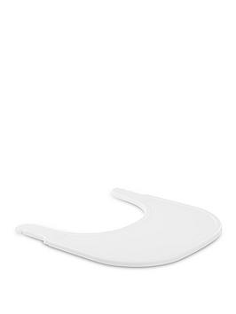 Product photograph of Hauck Alpha Click Tray- White from very.co.uk