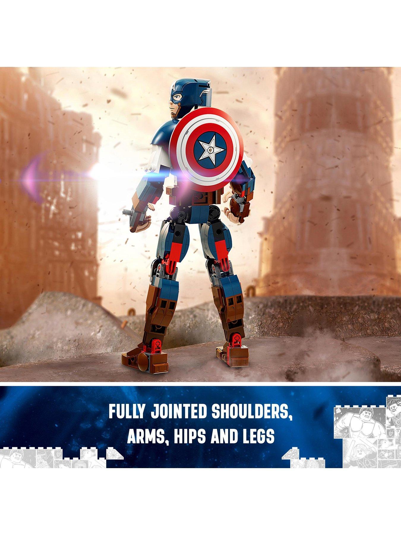 Captain America Construction Figure 76258, Marvel