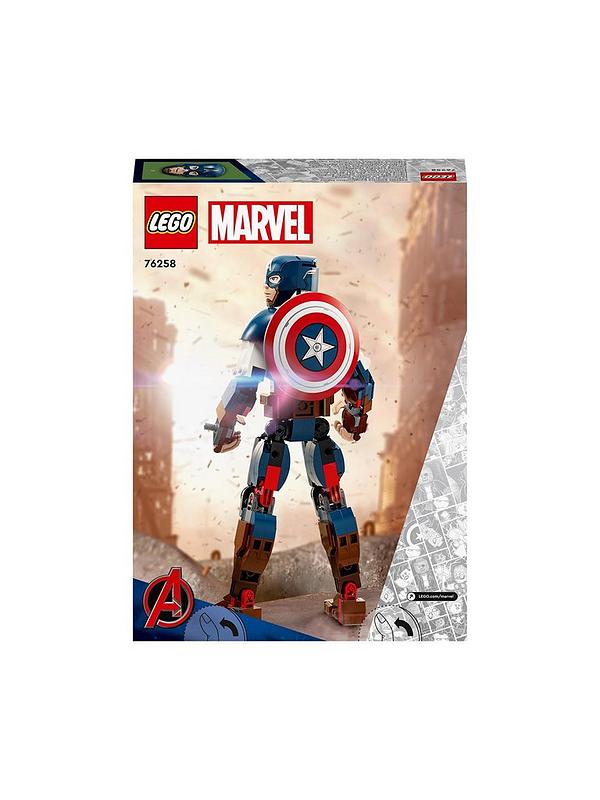 LEGO Marvel Captain America Construction Figure Playset 76258