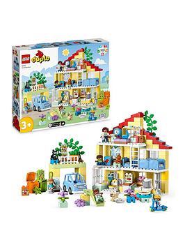 lego duplo 3in1 family house set with toy car 10994