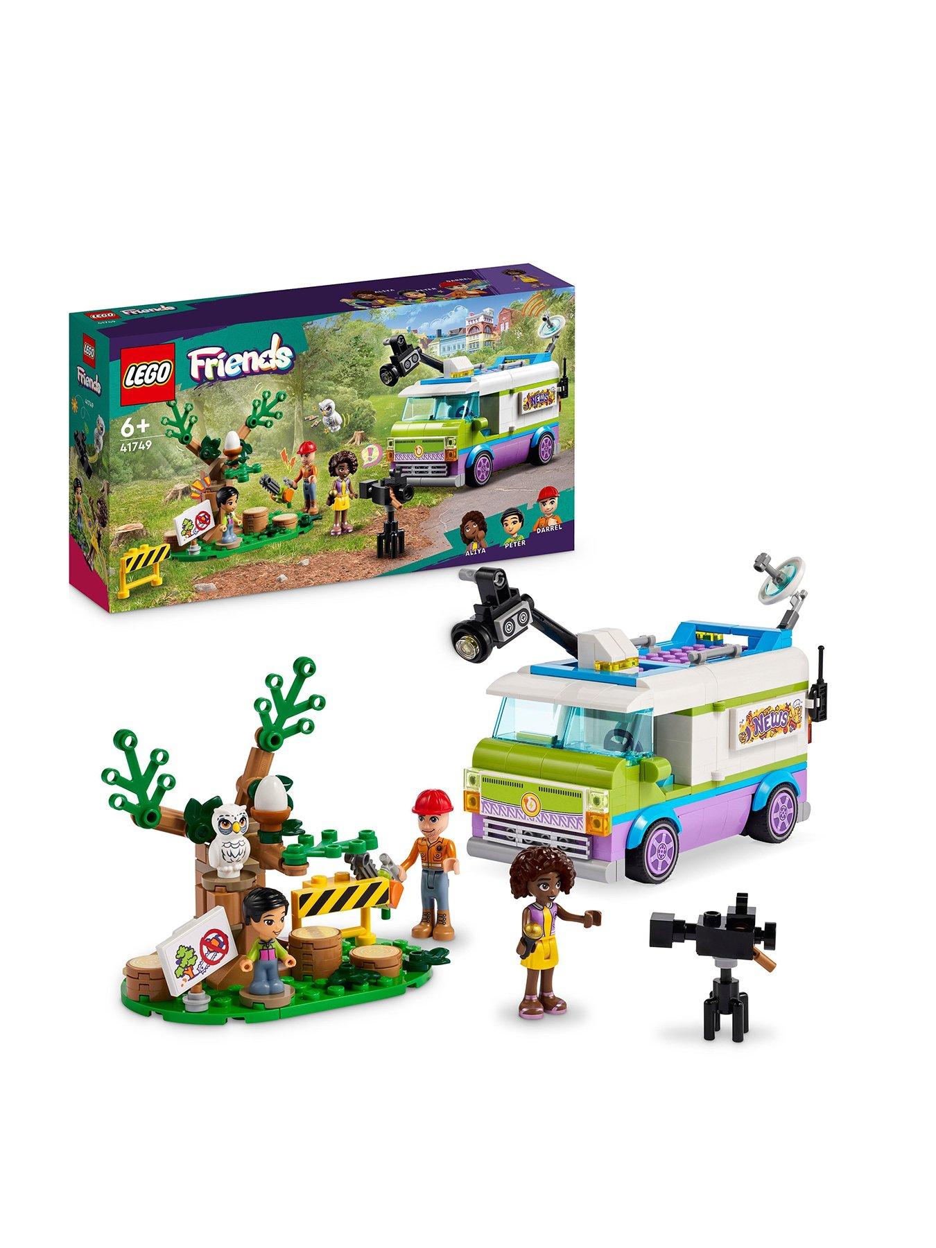 LEGO Friends Newsroom Van Animal Rescue Set 41749 Very