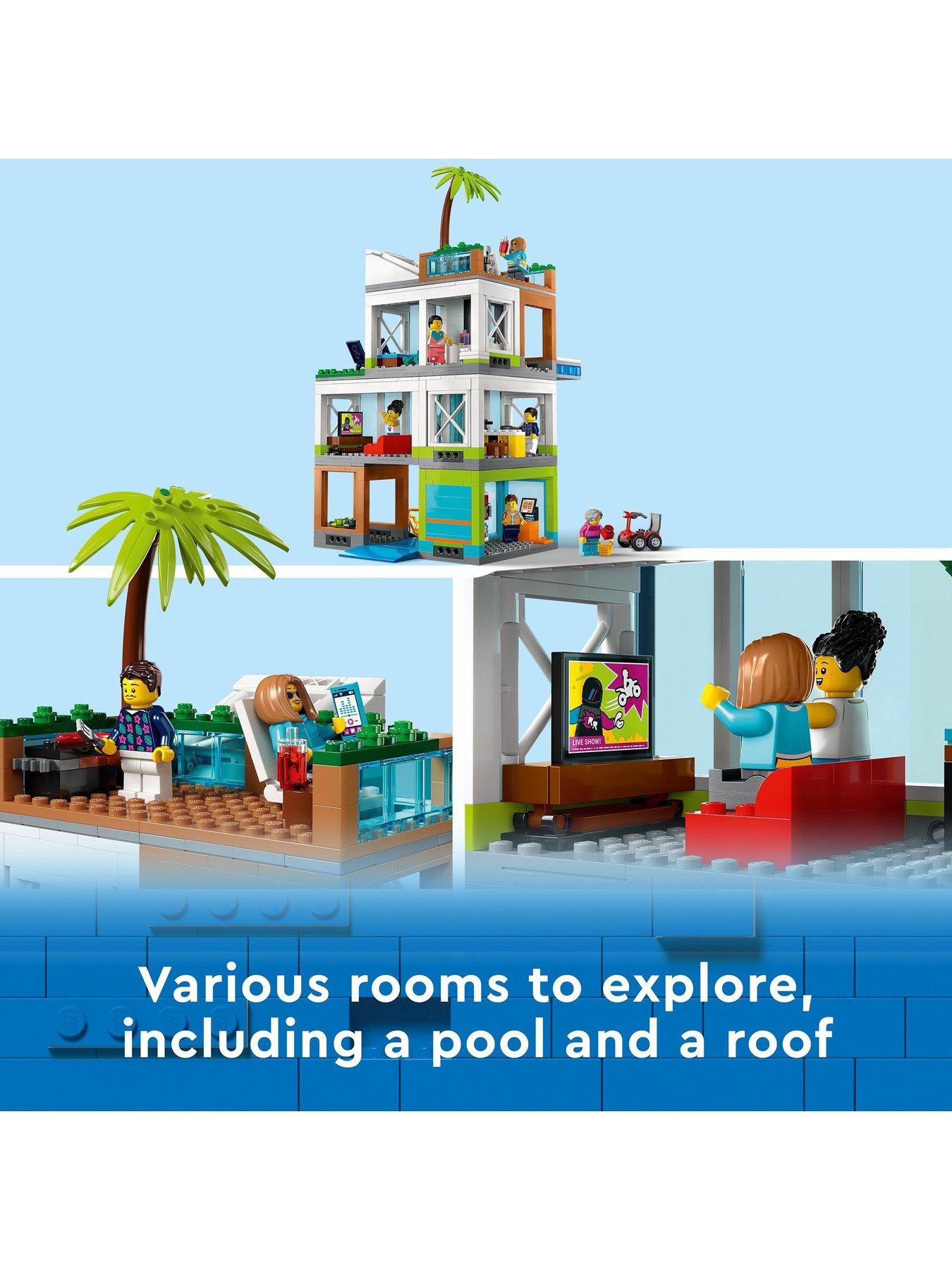 Lego city apartment online building