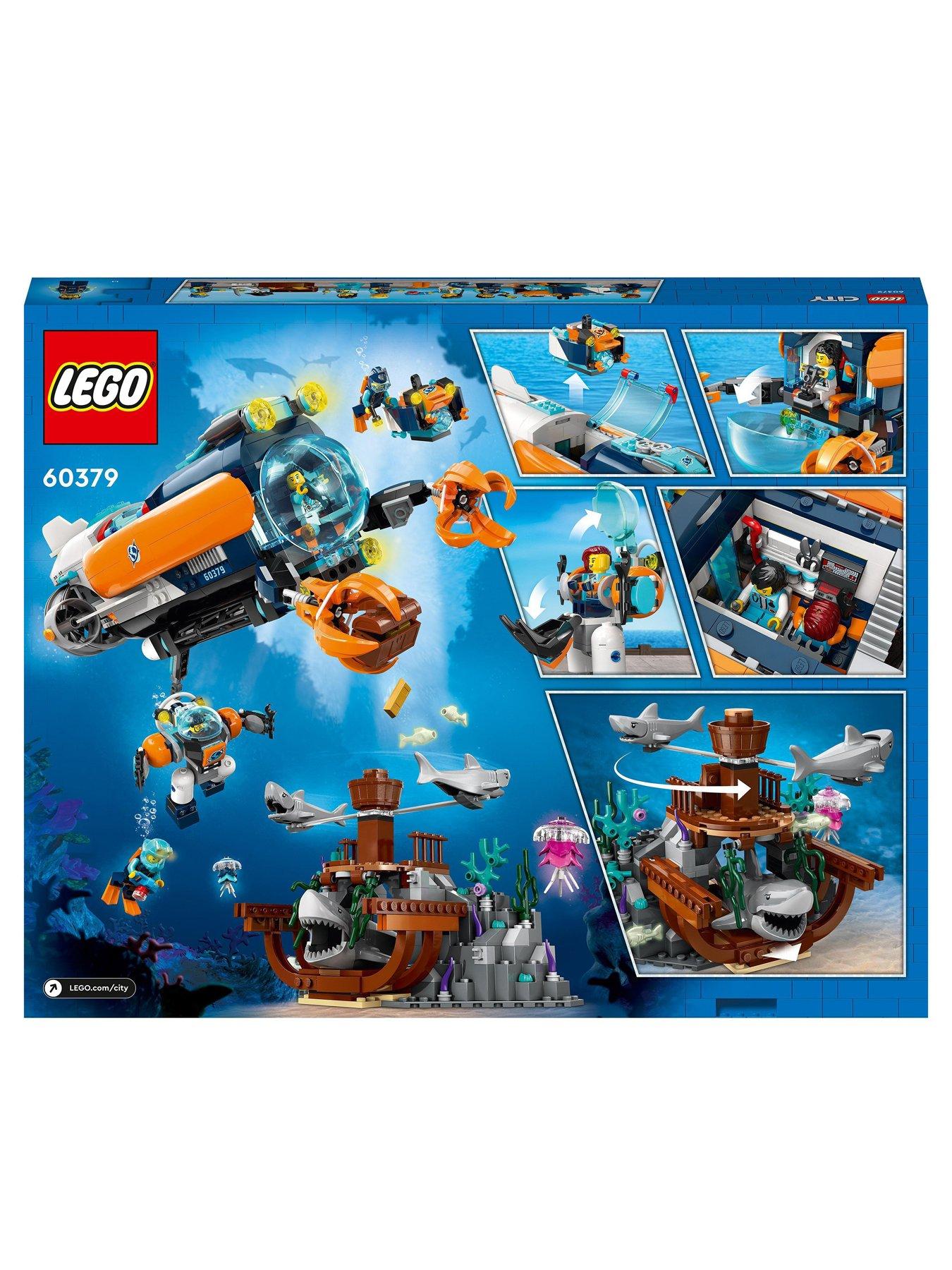 LEGO City Deep Sea Explorer Submarine Toy 60379 Very