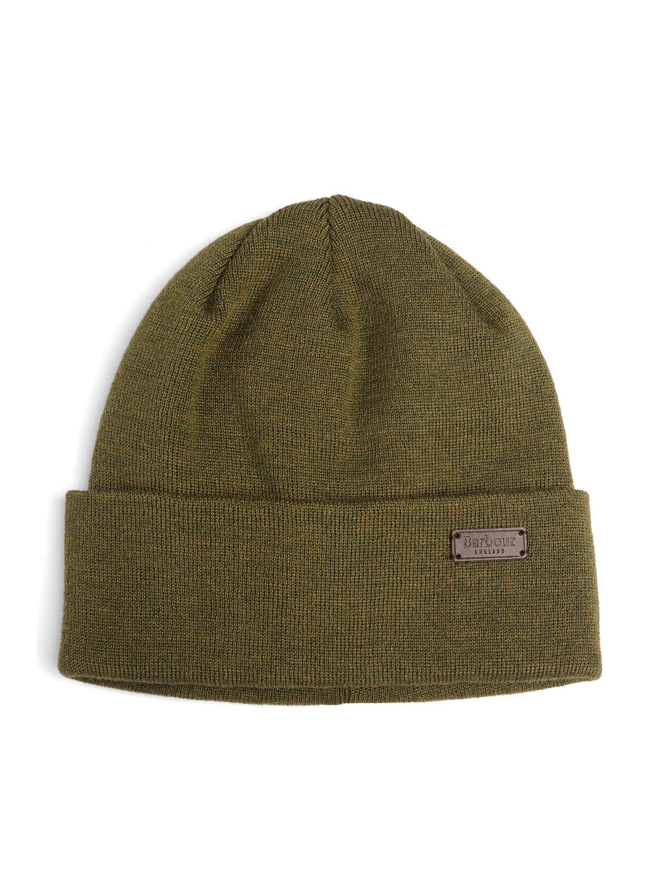 Image 1 of 3 of Barbour Healey Beanie Hat - Dark Green