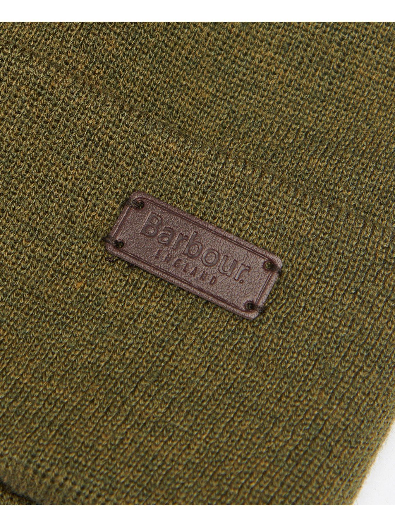 Image 3 of 3 of Barbour Healey Beanie Hat - Dark Green