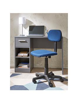 Product photograph of Everyday Gas Lift Office Chair - Blue - Fsc Reg Certified from very.co.uk