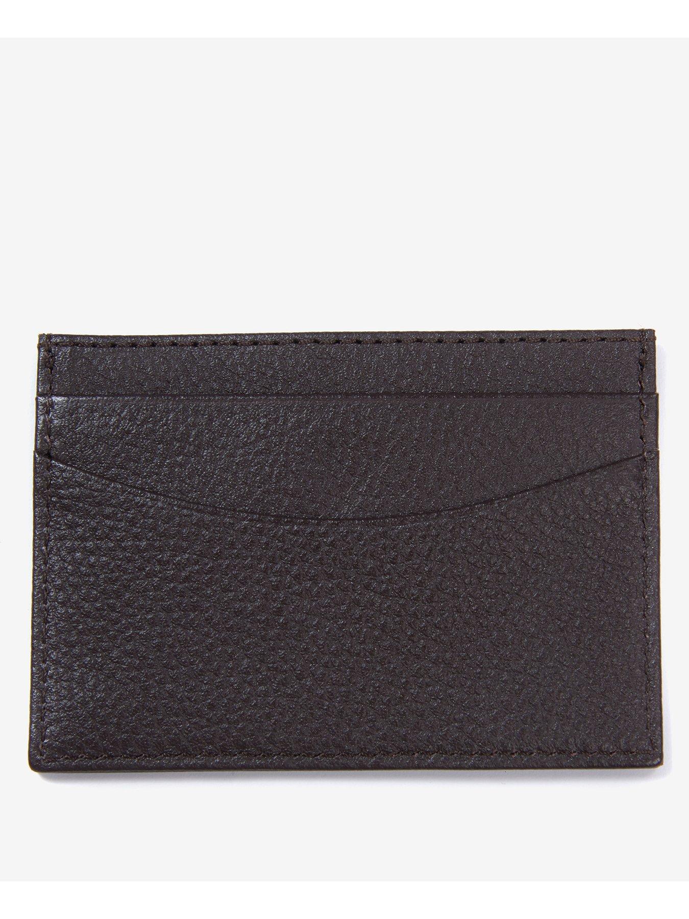 Image 2 of 3 of Barbour Amble Leather Card Holder - Brown